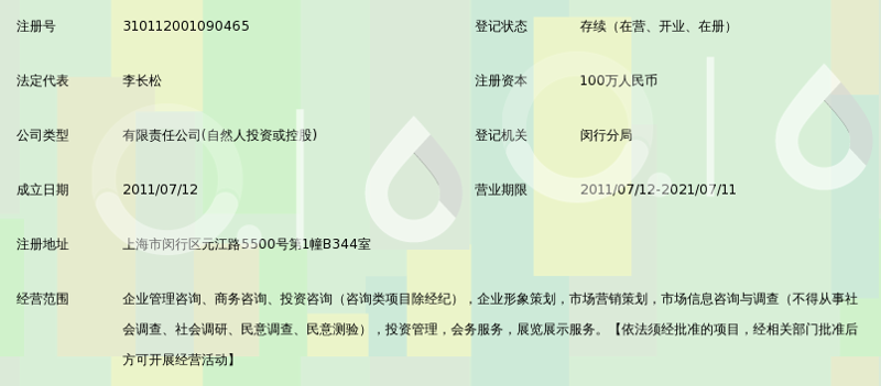 上海信息咨询